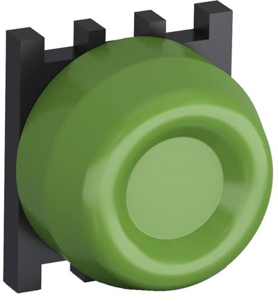 Momentary P/B head - green