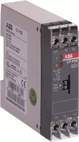 CT-YDE Timer Star delta 3-300s 1C/O