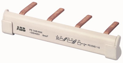 PS 1/4/6-KNX, Busbar, 1phase, 4contacts