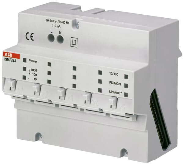 ISM/S5.1 IP Switch Master, 5 Port, MDRC