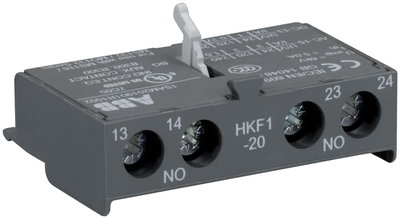 HKF1-20 Aux.-contact 2 NO, front mount