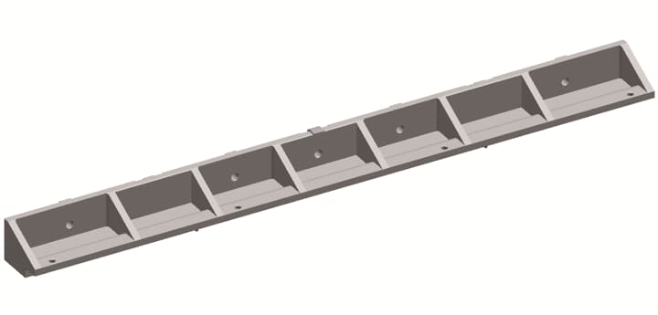 ZX639 Busbar Holder 3p.4000A