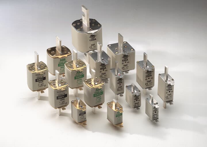 125A aM motor DIN fuse size 0 500V