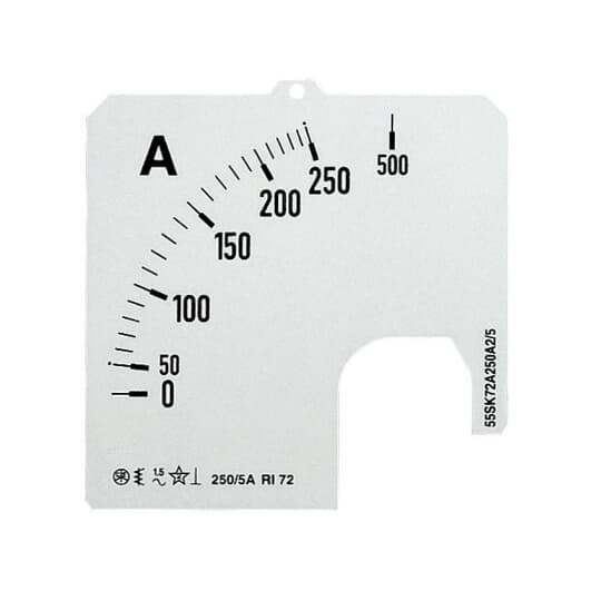 SCL1/40 40A SCALE FOR AC AMMETER