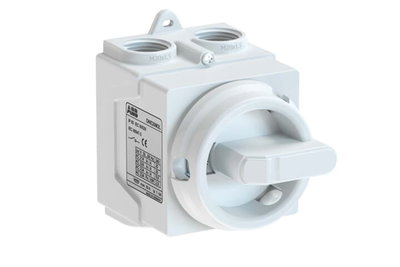 20A 3 pole White enclosed switch