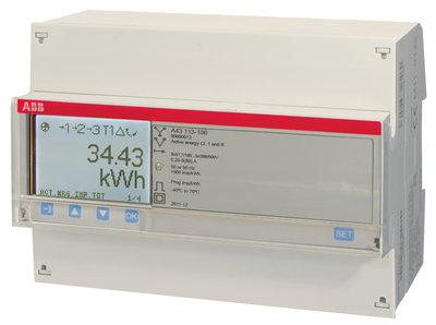 A43 113-100 80A CONNECTED 3 PHASE METER
