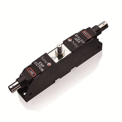 Protector for twisted pair CCTV Video lines power/telemetry to 50V & screw