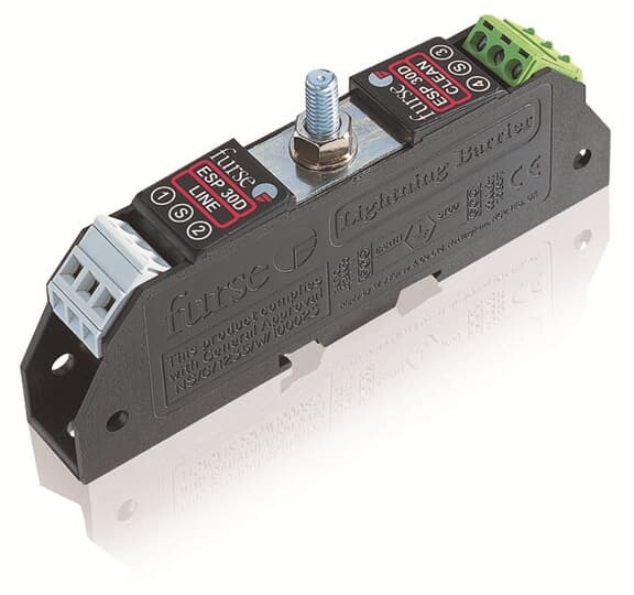 Ready-boxed protector to 15V 2 twisted pairs with screw terms