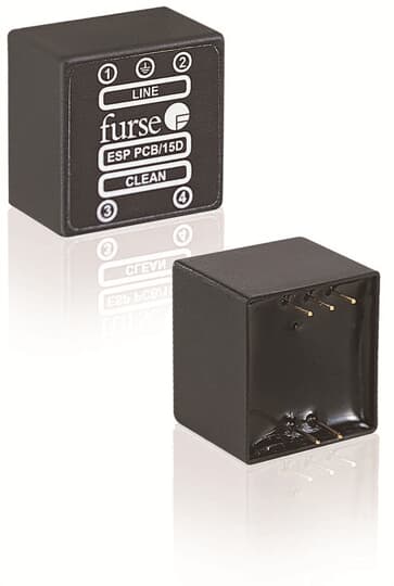 PCB mount protector for phone lines with a max (ringing) voltage of 296V