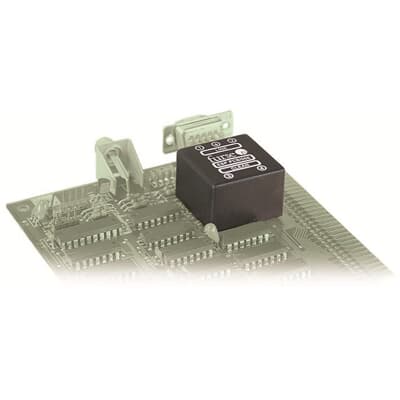 PCB mount protector for data communication or signal lines of up to 15V