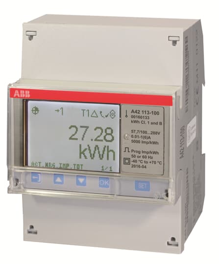 A42 113-100 CT CONNECTED 1 PHASE METER