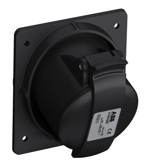 416RAM6B Panel socket black range