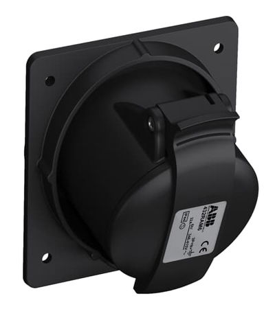 432RAM6B Panel socket black range