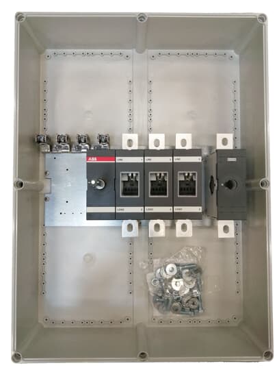 630A 3 pole enclosed switch disconnector