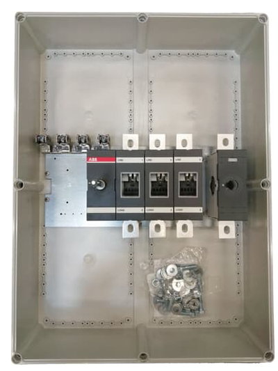 630A 3 pole enclosed switch disconnector