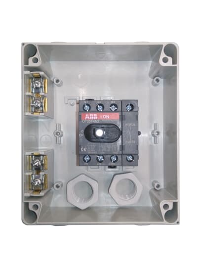 9KW 4P IP65 PLASTIC ENC.