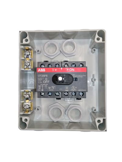 9KW 6P IP65 R/Y HANDLE