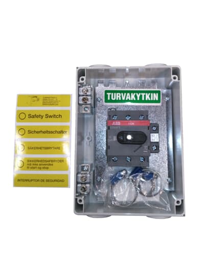 80A 37KW 3P IP65 ENC SWITCH