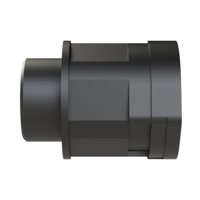 CONDUIT FTNG STR M25 NW23 IP66 BLK