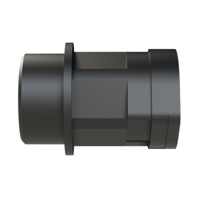 CONDUIT FTNG STR M25 NW17 IP66 BLK