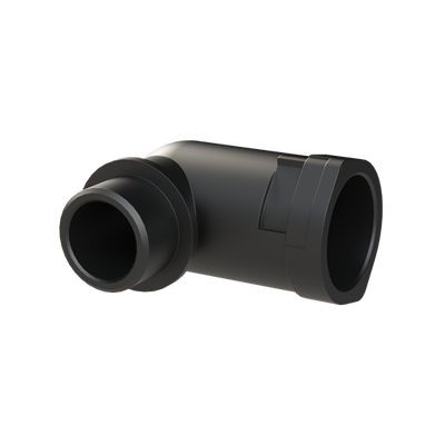 CONDUIT FTNG 90D M20 NW17 IP66 BLK