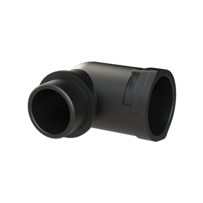 CONDUIT FTNG 90D M32 NW29 IP66 BLK