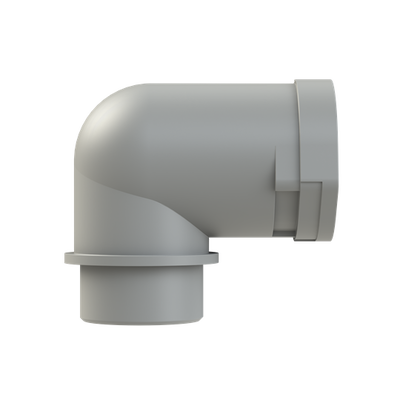 CONDUIT FTNG 90D M32 NW29 IP66 GRY