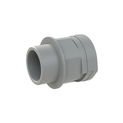 CONDUIT FTNG STR M40 NW36 IP66 GRY