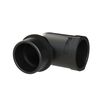 CONDUIT FTNG 90D M40 NW29 IP66 BLK