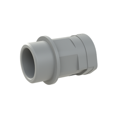 CONDUIT FTNG STR M25 NW17 IP66 GRY