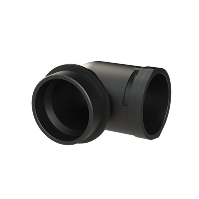 CONDUIT FTNG 90D M63 NW48 IP66 BLK