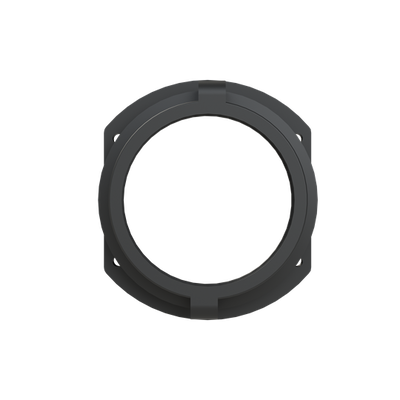 FITTING PA6 NW95 FLANGE BLK