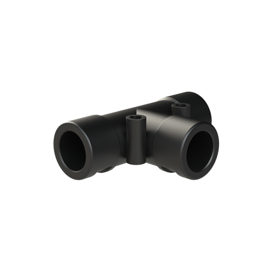 T-CONN 1PC 3X NW12 PA6 IP66 BLK