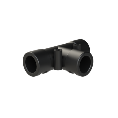 T-CONN 1PC 3X NW12 PA6 IP66 BLK