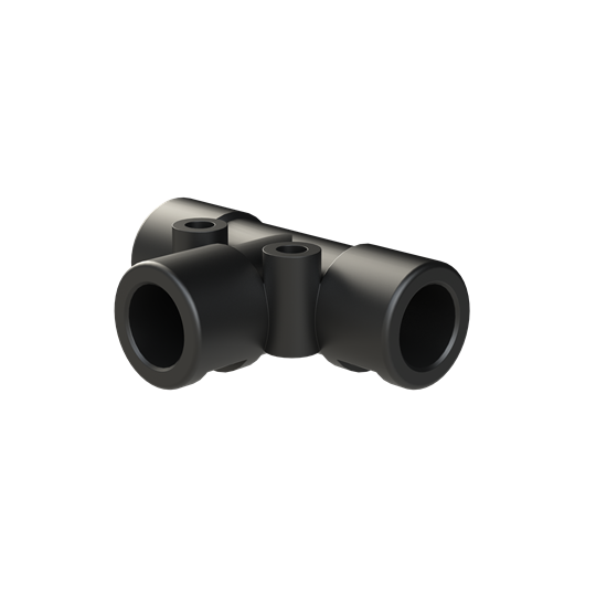T-CONN 1PC 3X NW10 PA6 IP66 BLK