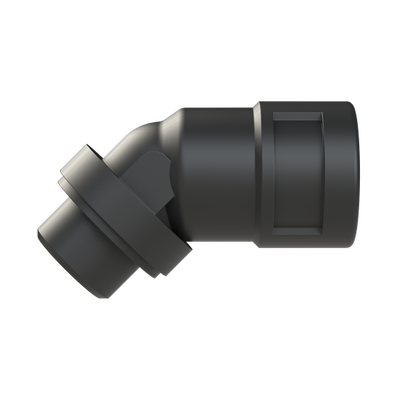 CONDFTNG 45 M16NW12 PA6/BR 10MM BLK