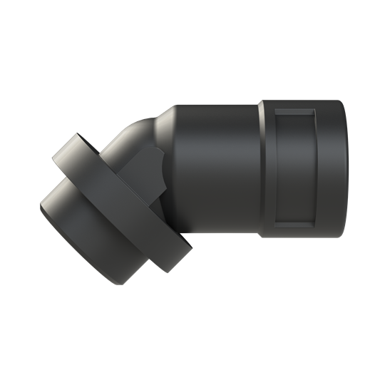 CONDFTNG 45 M25NW17 PA6/BR 11MM BLK