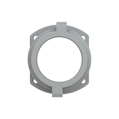 FITTING PA6 NW56 FLANGE GRY