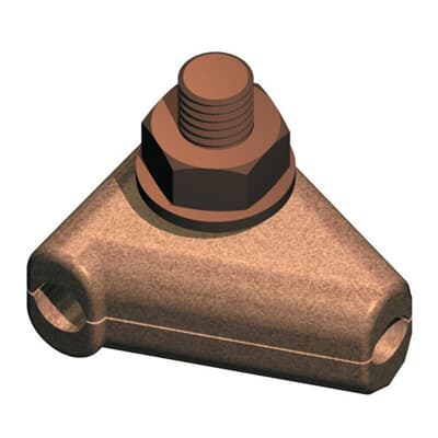 Tee clamp Aluminium 0.07 kg 8 mm