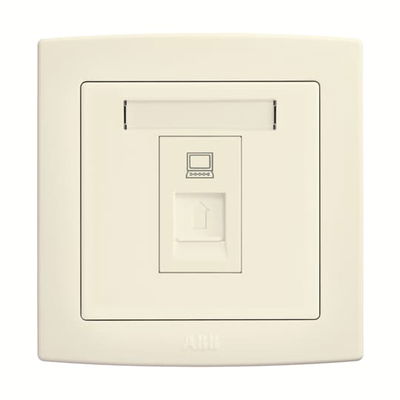 1gang pc outlet RJ45, cat.5e, 8-pole UTP