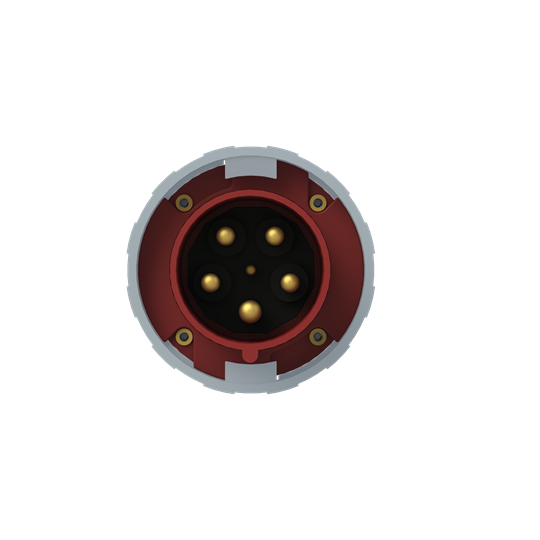 Plug Red 3P+NE IP67 125A 400V