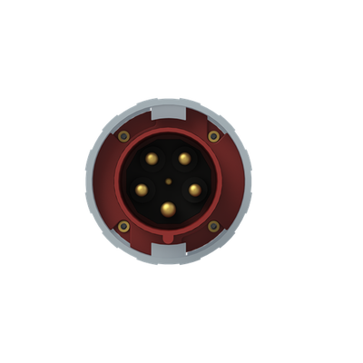 Plug Red 3P+NE IP67 125A 400V