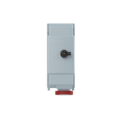 Red IP67 3PN+E switched interlock skt63A