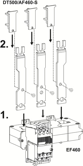 DT500/AF460S Mounting Kit (Short) E500DU