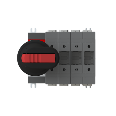 63A 4P Switch Fuse, mech at end
