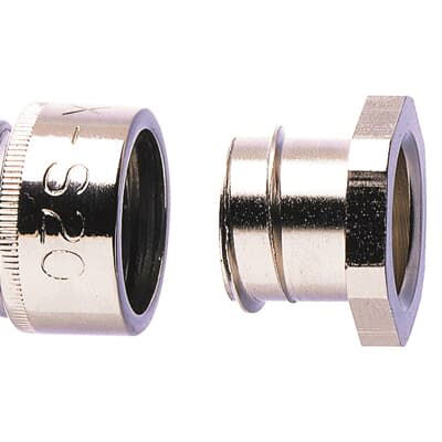 Smooth entry bush 63mm Silver