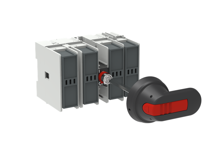 25A 4 pole NFC type OS switch fuse