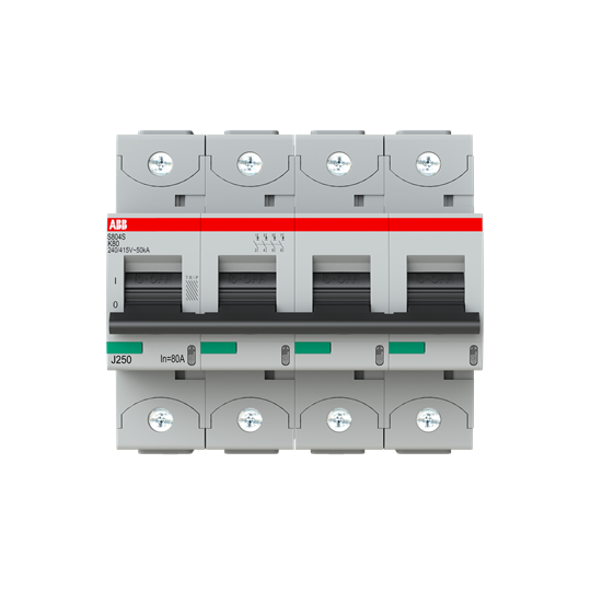 S804S-K80 4P MCB K80A 50KA
