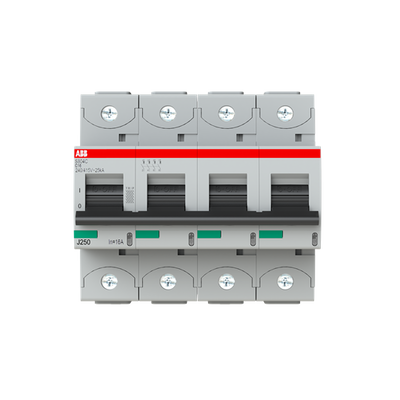 S804C-C16 4P MCB C16A 25KA
