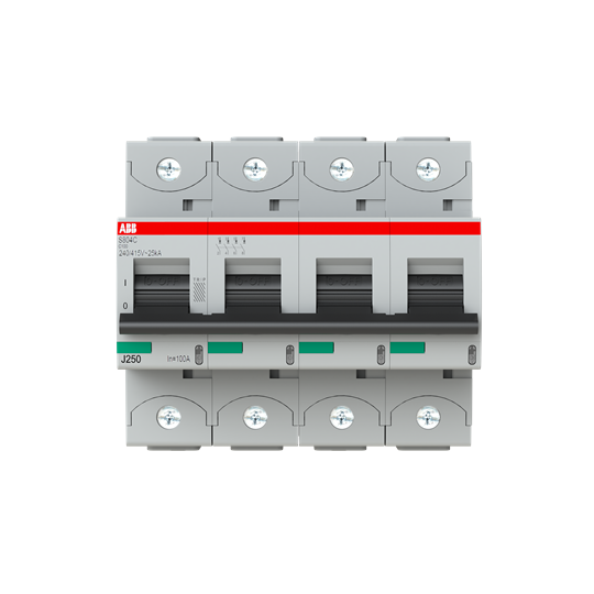 S804C-C100 4P MCB C100A 25KA